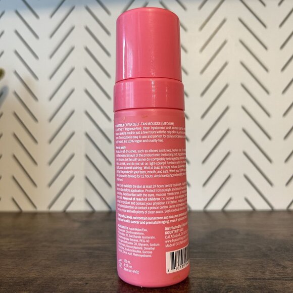 NEW Kourtney Kellar Self Tanning Bundle 4 Piece Tan Foam Body Face Lotion Medium - Picture 5 of 14